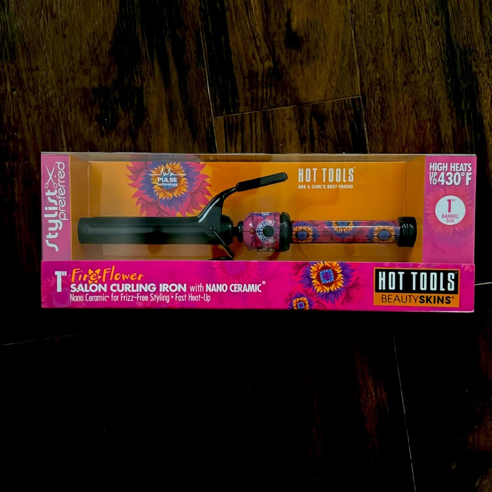 1” Salón Curling Iron with Nano Ceramic